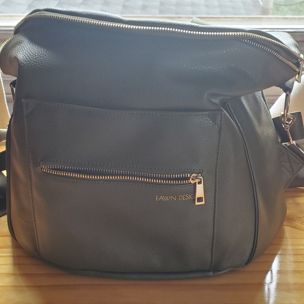 Olive fawn design original size bag